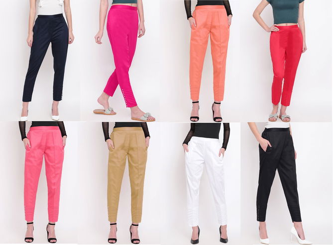 Pintex Western Wear Silk Pants Catalog
